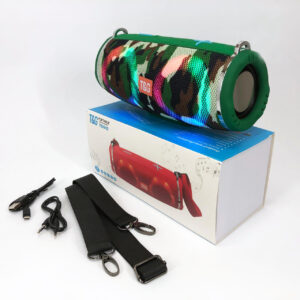 Портативна колонка TG642 з RGB підсвічуванням та ремінцем, колонка для вечірки.