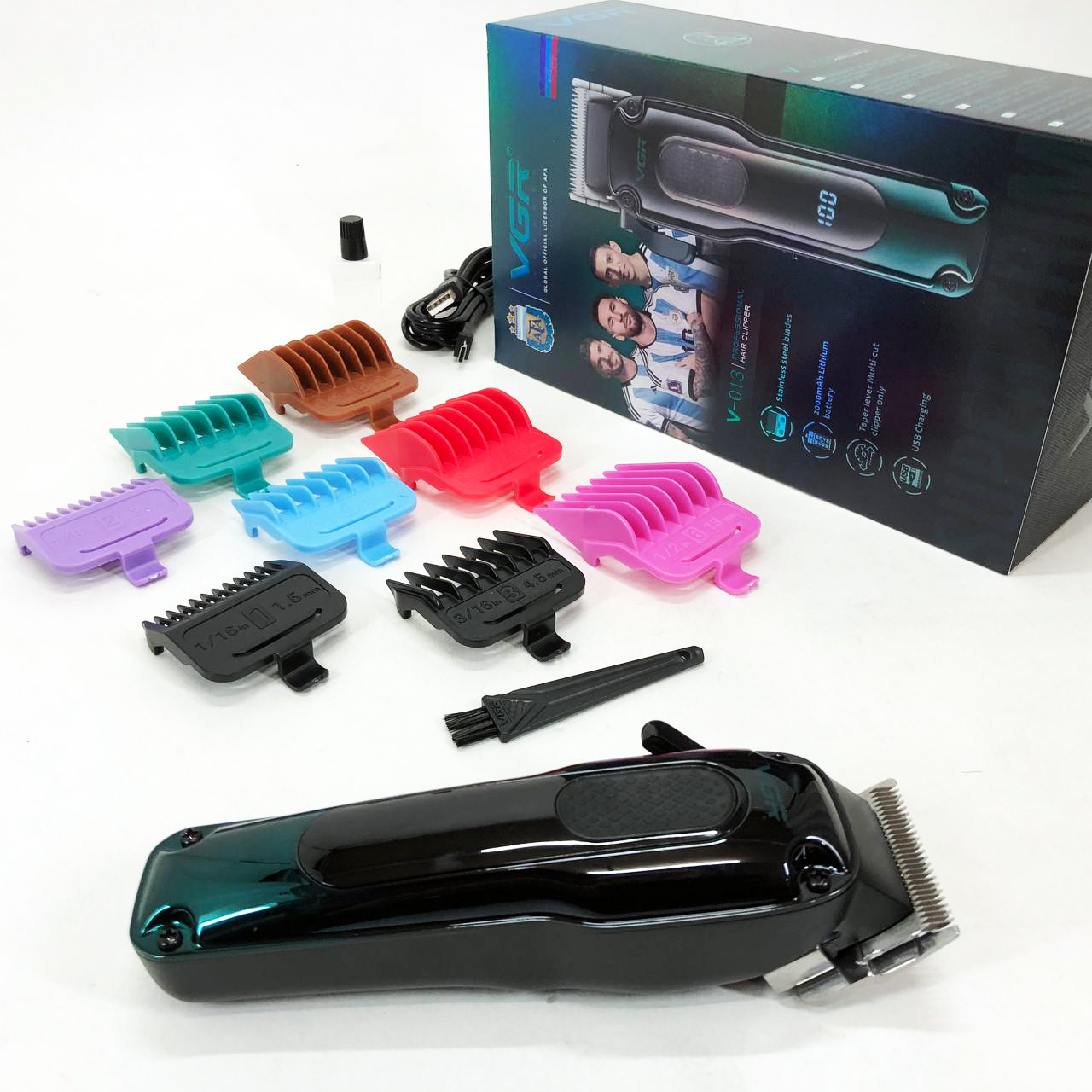 Тример для бороди носа і тіла, 13 в 1 VGR V-013 PROFCOMPLEX універсальний тример для стрижки волосся - Зображення 7