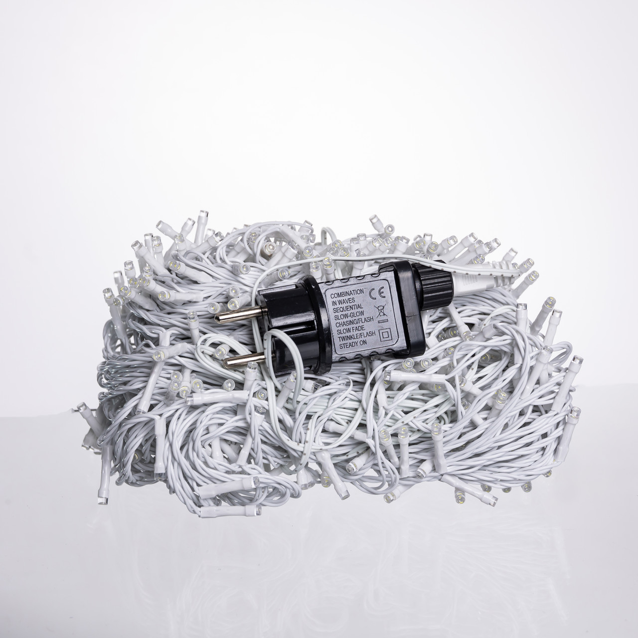 Гірлянда Різдвяна фея вулична 50 м 500 LED білий провід Білий CF500L50MWW - Зображення 3