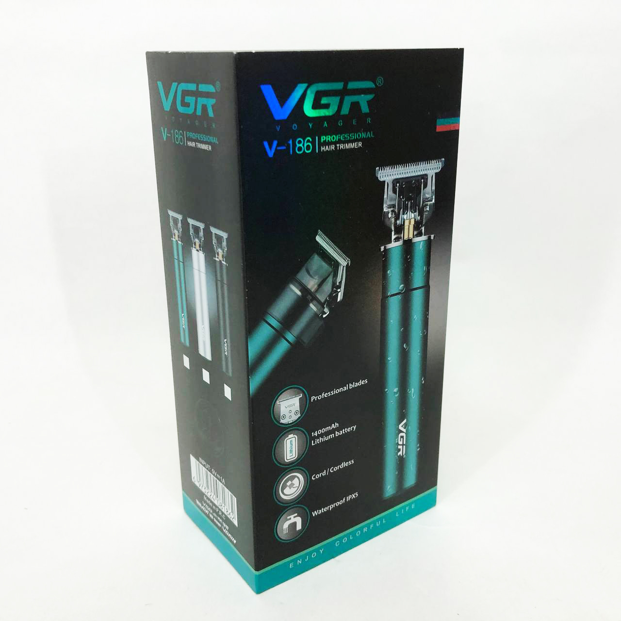 Машинка для стрижки акумуляторна VGR V-186 триммер для волосся та бороди - Зображення 6