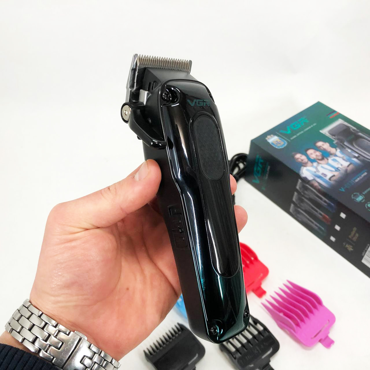 Тример для бороди носа і тіла, 13 в 1 VGR V-013 PROFCOMPLEX універсальний тример для стрижки волосся - Зображення 5