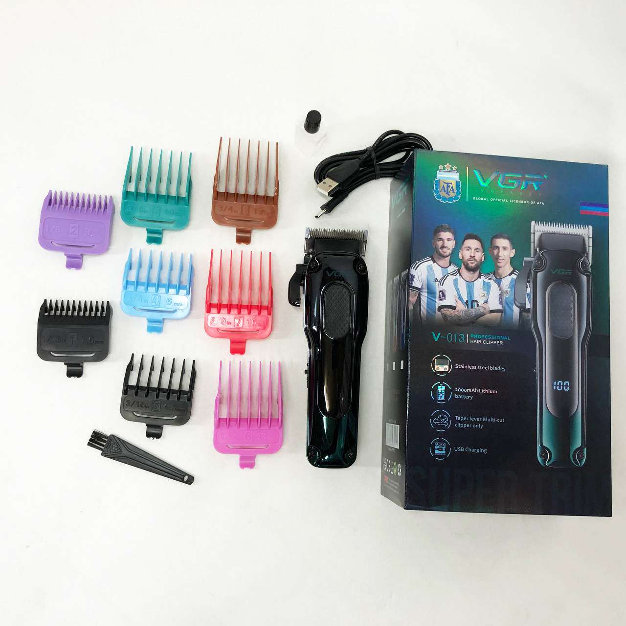 Тример для бороди носа і тіла, 13 в 1 VGR V-013 PROFCOMPLEX універсальний тример для стрижки волосся - Зображення 18